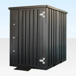 Flat Pack Garden Store – Galvanized Steel Secure Outdoor Storage Shed