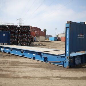 40 ft Flat Rack Shipping Container – Heavy Duty Oversized Cargo Unit