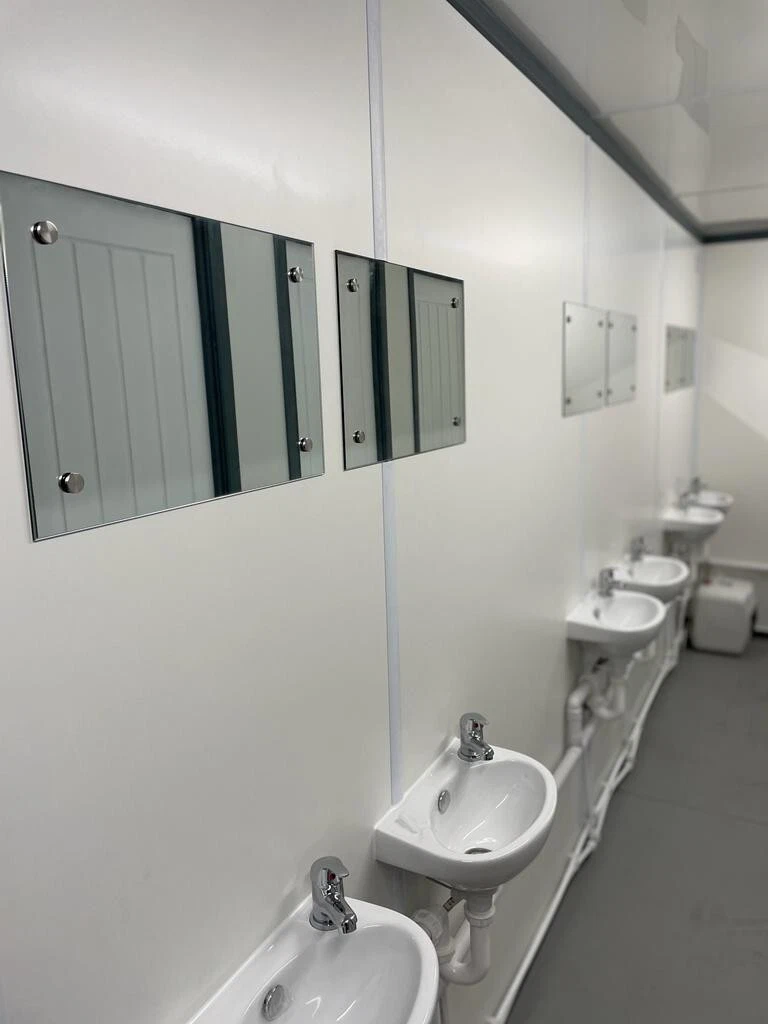 20ft x 8ft Refurbished Anti-Vandal Storage Container Toilet Block - Image 10