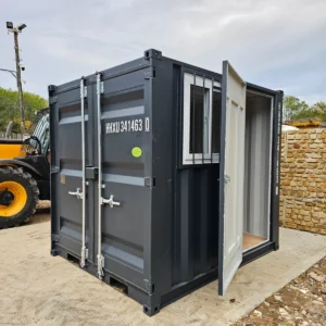 8 ft Shipping Container Lock Up Box – Secure Site Storage Workshop Unit
