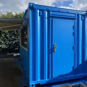 15ft Shipping Container Bar, Kiosk & Service Pod – Custom Converted Unit