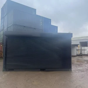 Shipping Container with Electric Full Roll-Up Side Opening Door