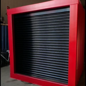 6 ft Bespoke Shipping Container – Motorized Roller Shutter Secure Storage Unit