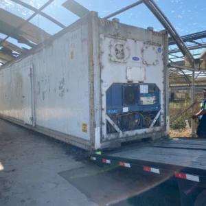 40 ft Used Refrigerated Shipping Container – Custom Side Door Access