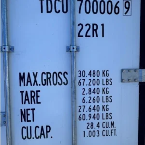 2021 Thermo King 20ft Refrigerated Shipping Container – Reefer Cold Storage Unit